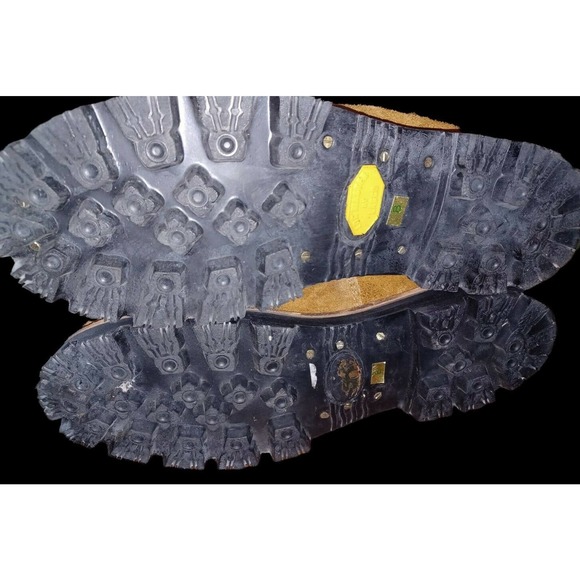 Vintage Lasco Log Master Insulated Brown Suede Leather Hiking Boots US Men's 8 - Picture 2 of 6